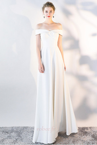 Robe de soirée Glissière Fête Naturel taille A-ligne Longueur au sol - Page 1