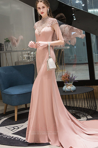 Robe de soirée Fermeture à glissière Naturel taille Corsage Avec Bijoux - Page 4