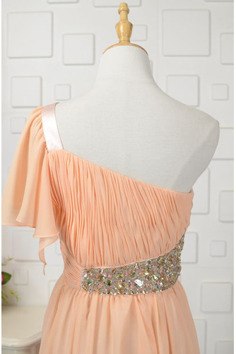 Robe de demoiselle d'honneur a ligne Printemps Sexy Traîne Courte - Page 5