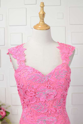 Robe de bal Sirène Sans Manches noble Fourreau Avec Bijoux Dentelle - Page 4