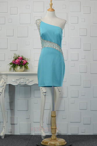 Robe de cocktail Une épaule Sans Manches Près du corps Perlé - Page 10