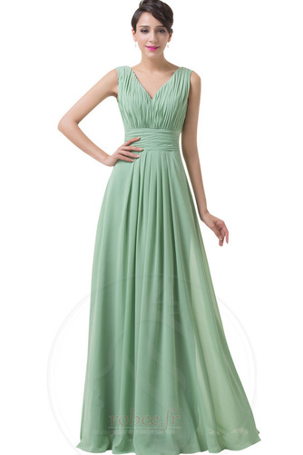 Robe de demoiselle d'honneur Médium Corsage plissé a ligne Train de petit - Page 5