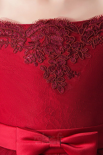 Robe de fille de fleur Vintage Manquant Asymétrique Dentelle - Page 5