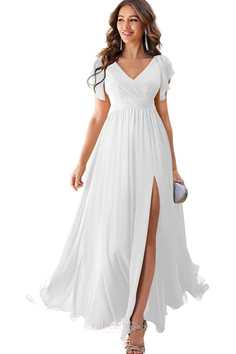 Robe de soirée Vente Laçage Col en V a ligne Manche Lâche Fourchure Frontale - Page 19