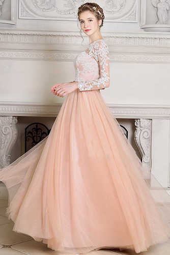 Robe de soirée Vintage Col Bateau Gaze Naturel taille Longueur Cheville - Page 3