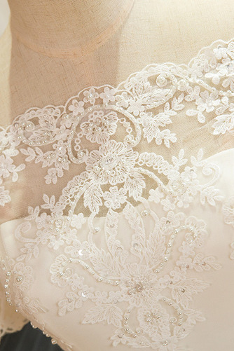 Robe de mariée Naturel taille Cérémonial Dentelle Rosée épaule - Page 4