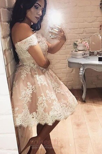 Robe de cocktail Couvert de Dentelle Fête A-ligne Balançoire - Page 2