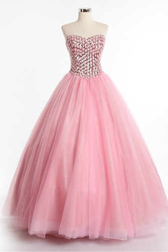 Robe de bal Elégant Sans bretelles Dos nu Sans Manches A-ligne - Page 1