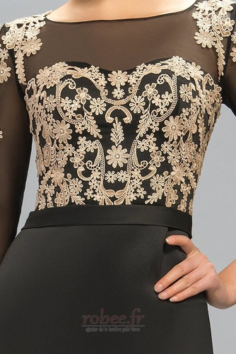 Robe de soirée a ligne Dentelle Rosée épaule Manquant Couvert de Dentelle - Page 5