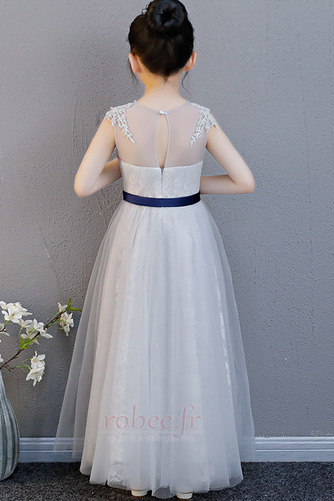 Robe de fille de fleur Luxueux Manquant Dentelle Trou De Serrure - Page 2