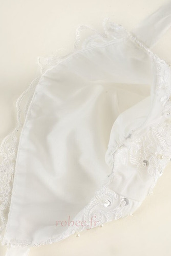 Robe de fille de fleur A-ligne Chapeau Naturel taille Manche Courte - Page 7