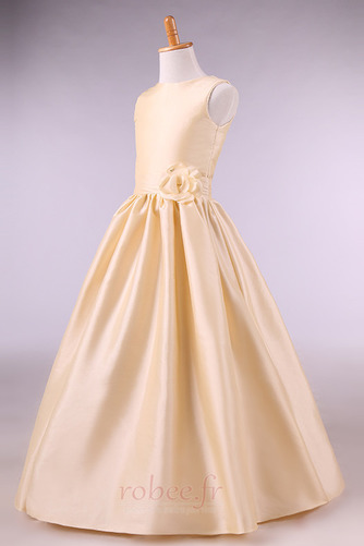 Robe de fille de fleur A-ligne Col de chemise t Fermeture éclair - Page 3