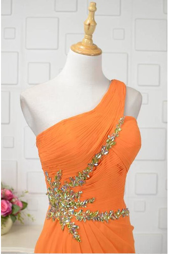 Robe de soirée Perle Ballon Fermeture à glissière Sans Manches - Page 4