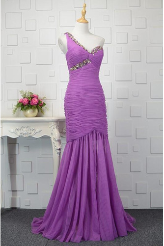 Robe de bal Une épaule Traîne Courte Dos nu Elégant Automne Ballon - Page 2