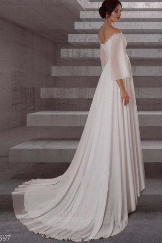 Robe de mariage Manche Lâche Epurée taille haut Grossesse Taille haute - Page 4