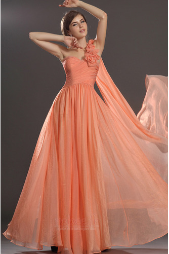 Robe de bal Naturel taille Composite Chiffon Orné de Rosette - Page 4