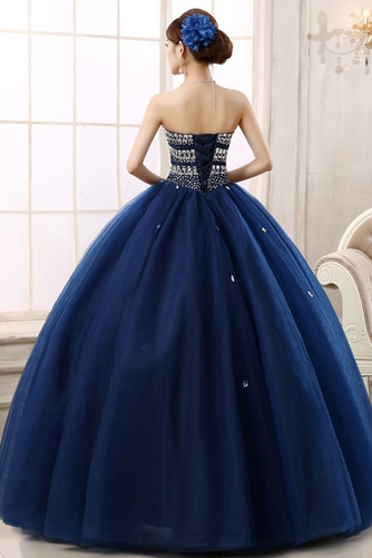 Robe de bal Naturel taille Sans Manches Tulle Ample & Ornée Col en Cœur - Page 2