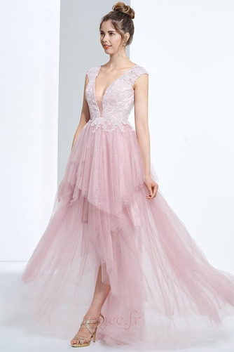 Robe de bal Dos nu Ample & Ornée Dentelle Chic Couvert de Dentelle - Page 2