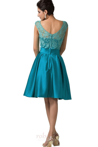 Robe de soirée Mi-longues Glamour Sans Manches A-ligne Fermeture à glissière - Page 8