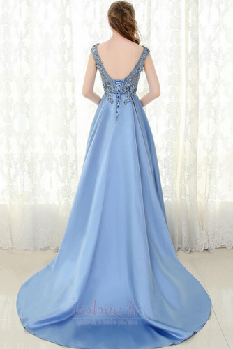 Robe de bal Traîne Courte A-ligne Poire Chaussez Fourreau Avec Bijoux - Page 2