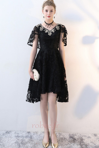 Robe de soirée Naturel taille Glamour Printemps Manche Courte - Page 1