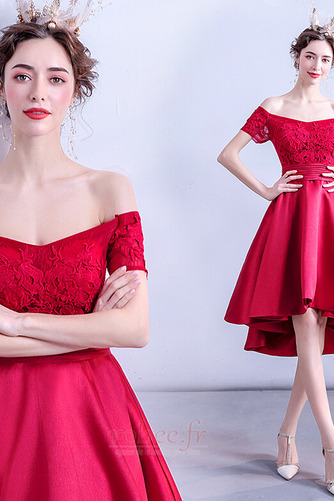 Robe de bal Fête noble Asymétrique Laçage Décalcomanie Naturel taille - Page 4