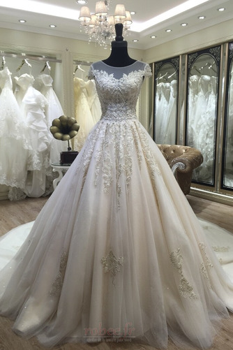 Robe de mariée Princesse Mancheron Décalcomanie Fermeture à glissière - Page 1