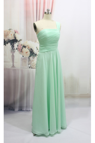 Robe de demoiselle d'honneur Médium Simple Glissière A-ligne - Page 3