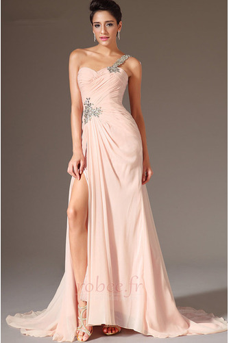 Robe de soirée Elégant Fête Naturel taille A-ligne Train de balayage - Page 2