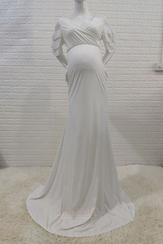 Robe de soirée Elégant Satin Élastique Manche Lâche Longue Été - Page 6