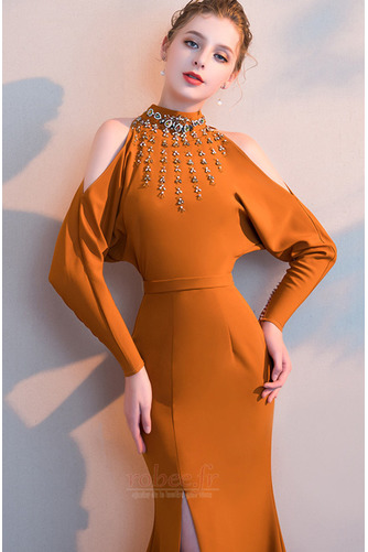 Robe de soirée Serré Train de balayage Manche Longue Printemps - Page 6