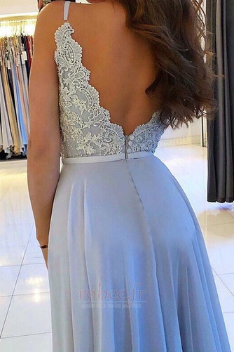 Robe de soirée Naturel taille Traîne Courte Fourchure Frontale - Page 3