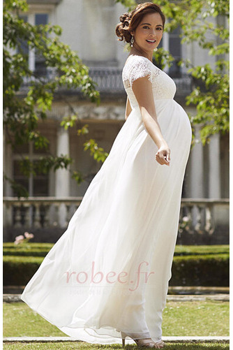 Robe de mariée Taille haute Elégant Longueur de plancher Dentelle - Page 3