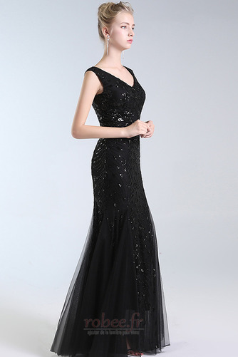 Robe de soirée Sirène Poire Perle Naturel taille Corsage Pailleté - Page 4