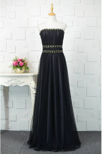 Robe de demoiselle d'honneur Triangle Inversé Elégant Sans Manches - Page 1