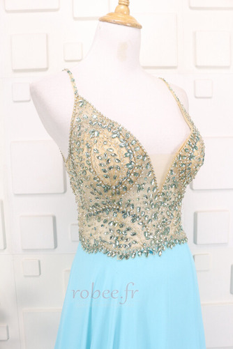 Robe de soirée Sexy Sans Manches Fourreau Avec Bijoux A-ligne - Page 6