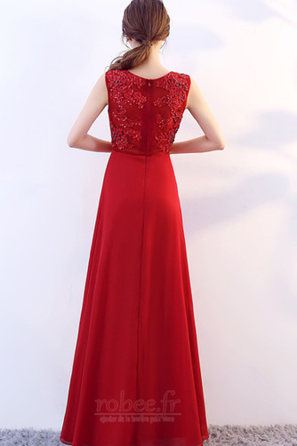 Robe de demoiselle d'honneur Été Elégant Plissé Col en V Fourreau plissé - Page 7