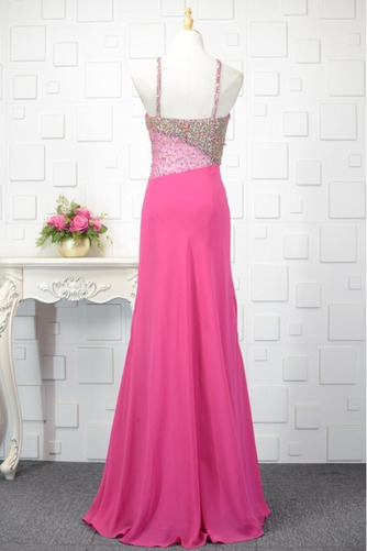 Robe de bal Dos nu Mousseline Traîne Courte Vintage Mariage Cristal - Page 3