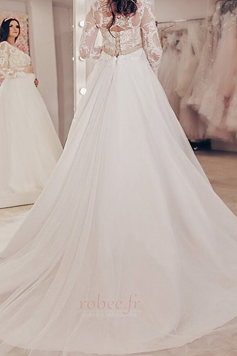 Robe de mariée Manche Longue Empire Dentelle Longue Chaussez - Page 2