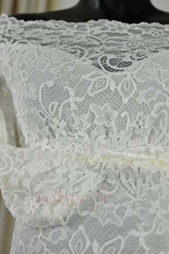 Robe de mariée Elégant Glissière Sirène taille haute Rivage Dentelle - Page 5