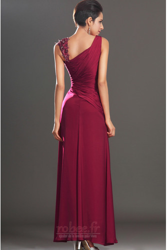 Robe de bal Milieu dos Mousseline Maigre Longueur Cheville ride - Page 8