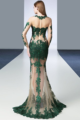 Robe de soirée Sexy Col Bateau Naturel taille Longue Montrer - Page 2