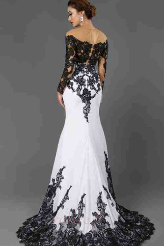 Robe de soirée Sirène Dentelle Mariage Vente semi-couverte Satin - Page 2