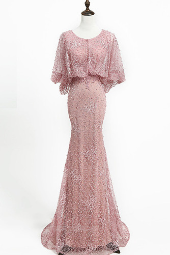 Robe de soirée Longueur de plancher Perle A-ligne Manche Lâche - Page 6