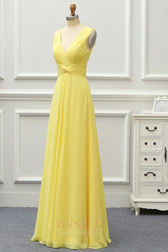 Robe de demoiselle d'honneur Traîne Courte Elégant Sans Manches - Page 3