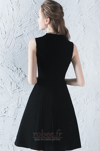 Robe de cocktail Naturel taille Norme Longueur de genou Sans Manches - Page 3