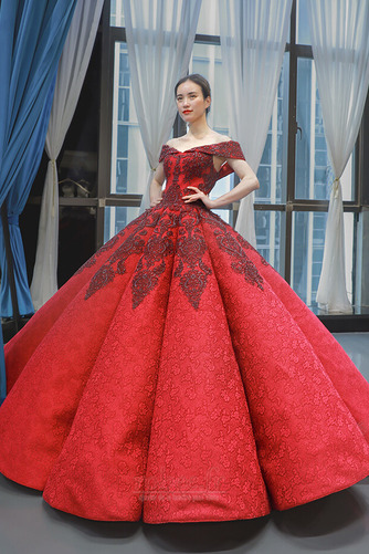 Robe de bal Longue Fermeture éclair Fourreau Avec Bijoux Rosée épaule - Page 3