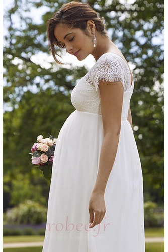 Robe de mariée Taille haute Elégant Longueur de plancher Dentelle - Page 5