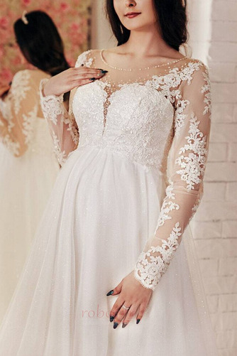 Robe de mariée Tulle Cérémonial Laçage Naturel taille Taille haute - Page 3