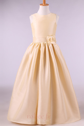 Robe de fille de fleur A-ligne Col de chemise t Fermeture éclair - Page 1